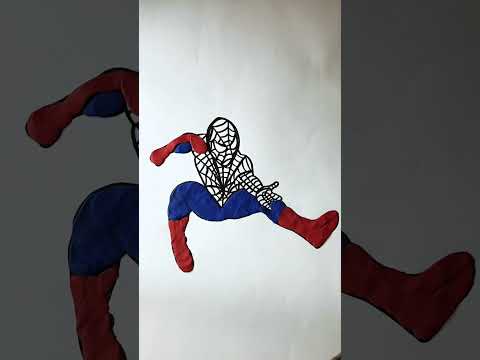 How to draw a Spider-Man 🕷️🕸️🎨